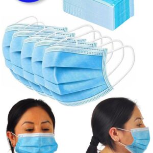 1000-Pack Disposable Anti Pollution Ear Loop Safety 3-Ply Mask - one color, one size