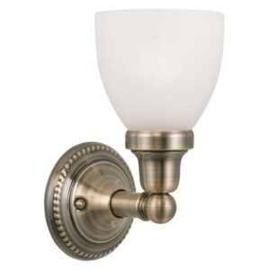 Livex Lighting Classic Bath Light in Antique Brass