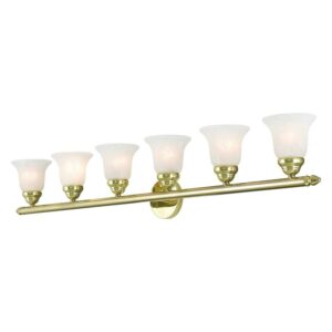 Livex Lighting - Neptune - 6 Light Bath Vanity in Traditional Style - 48 Inches