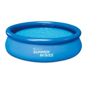 10 ft Round Quick Set Above Ground Pool, Blue, Ages 6 and Up, Unisex