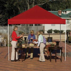 10 ft. ST Pop-up Canopy with Red Cover