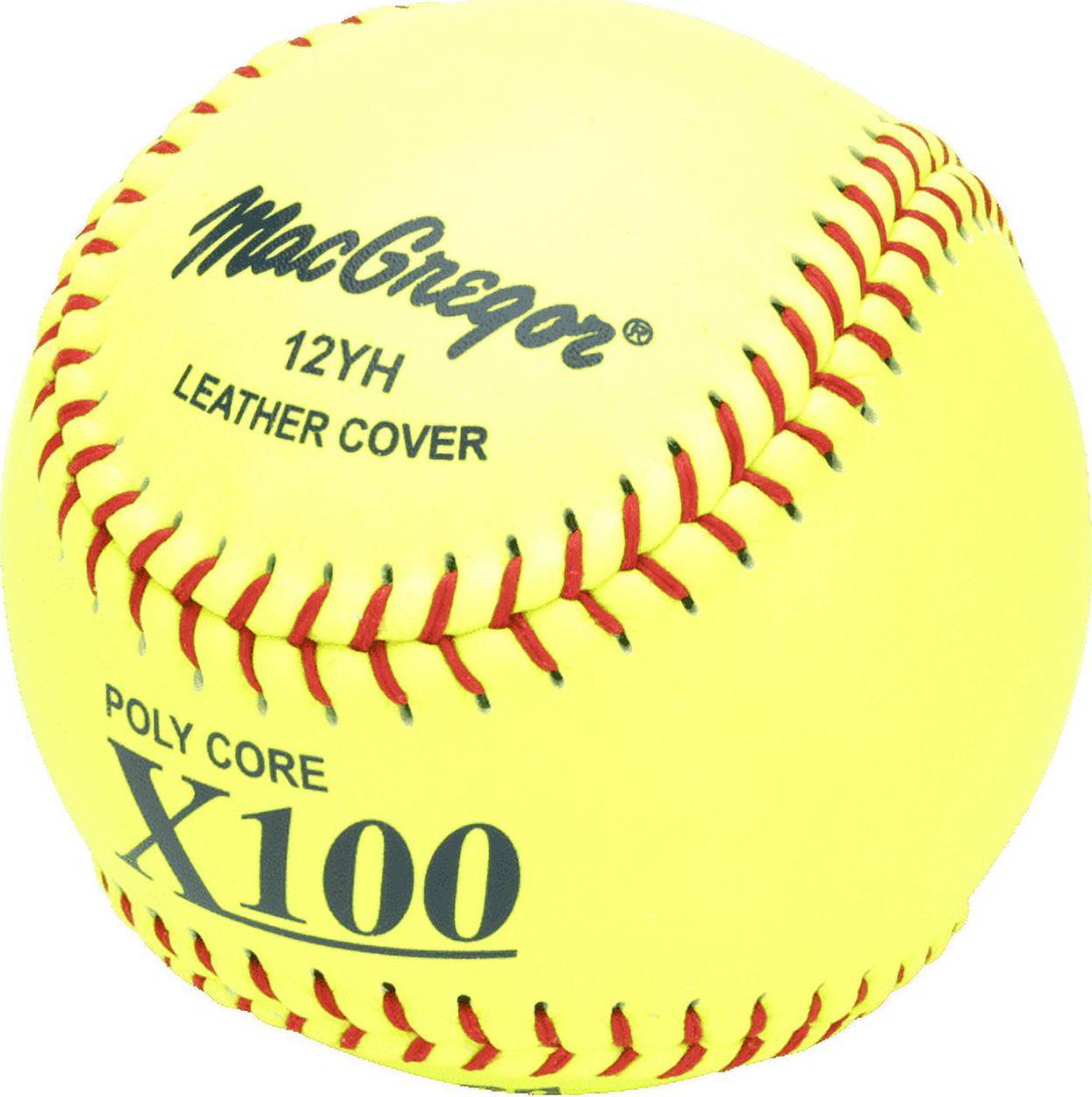 (12 Pack) MacGregor 12" NFHS Fastpitch Softballs - Image 4