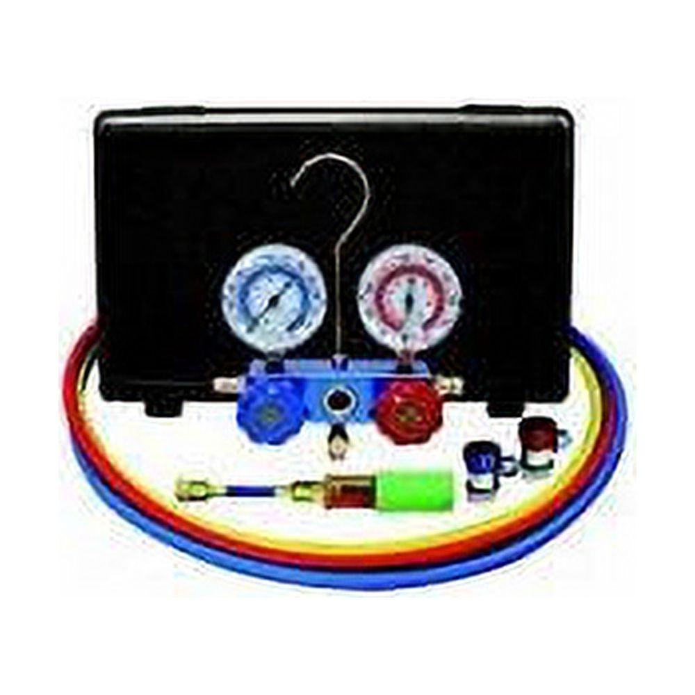 Mastercool 89661-UV 134A Manifold Gauge Set with 60" Hoses & Manual Couplers - Image 3