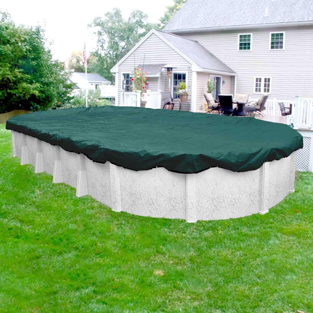 15-Year Extra Heavy-Duty Plus Oval Winter Pool Cover - Image 6