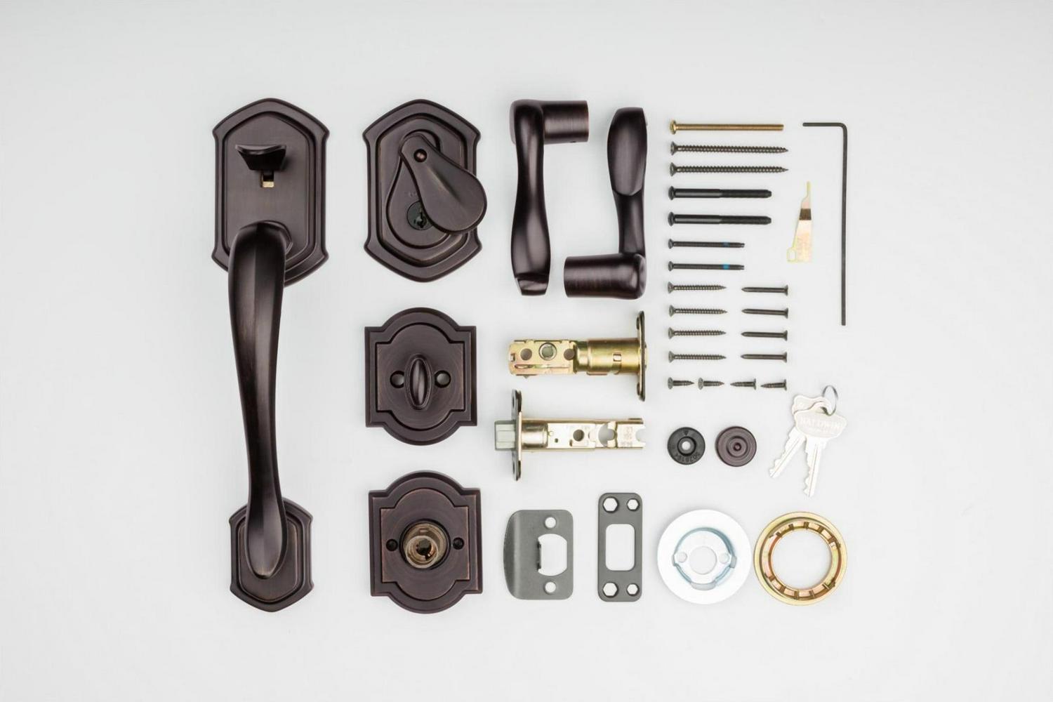 180MDHxMDL ARB 11P SMT RCAL RCS CP Medina Handleset with Madrina - Venetian Bronze - Image 7