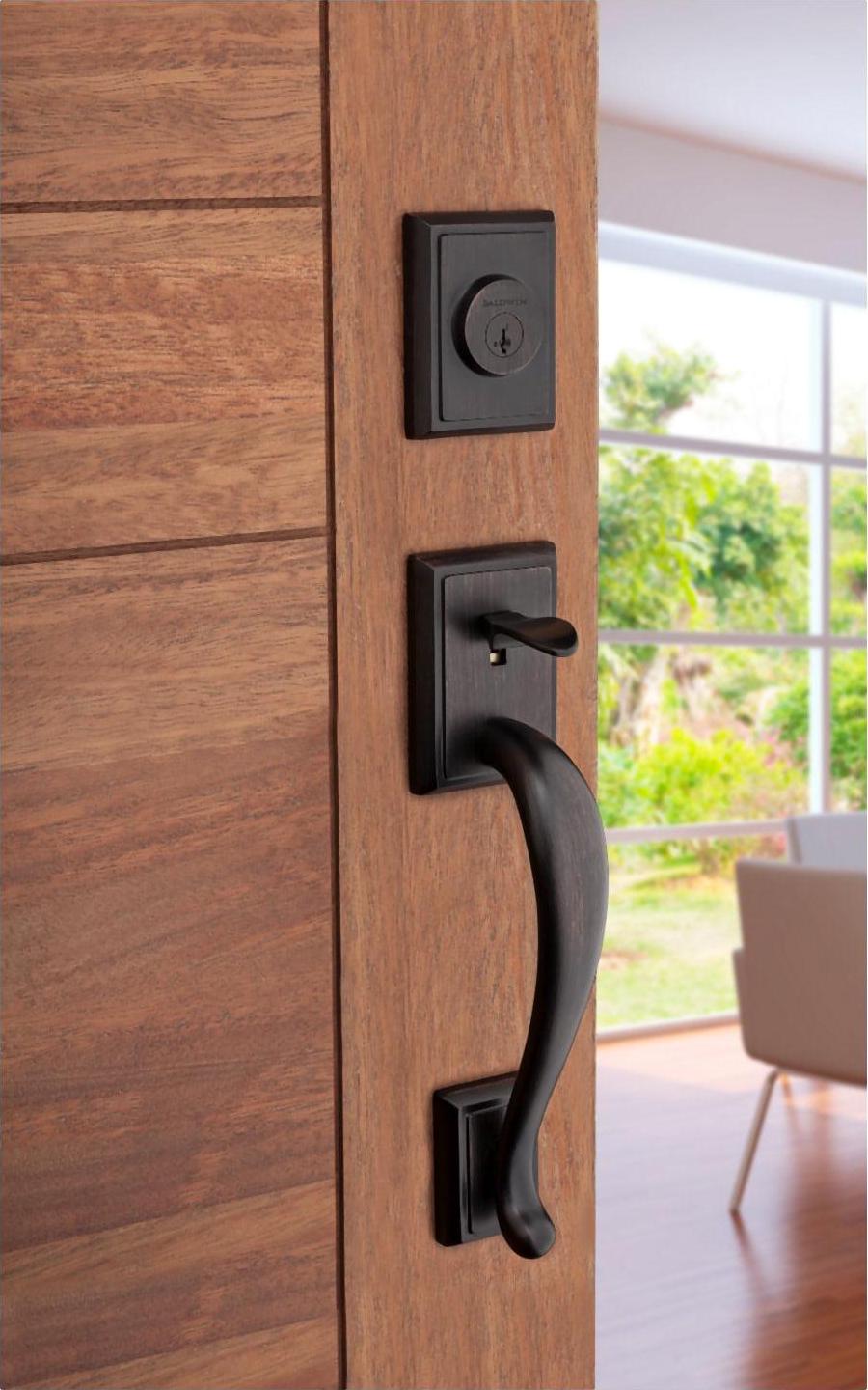 180SPHxSPL SQR 11P SMT RCAL RCS CP Spyglass Handleset with Spyglass - Venetian Bronze - Image 6