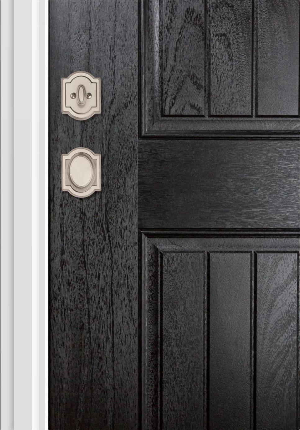 180WYHxCYK ARB 15 SMT RCAL RCS CP Wesley Handleset with Carnaby - Satin Nickel - Image 2