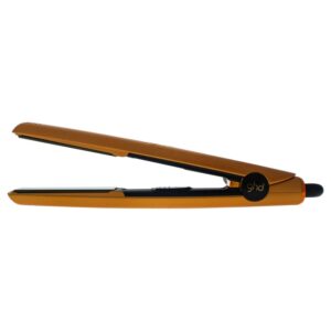 ($199 Value) GHD Wanderlust Collection Amber Sunrise Gold Styler Hair Straightening Flat Iron, 1"