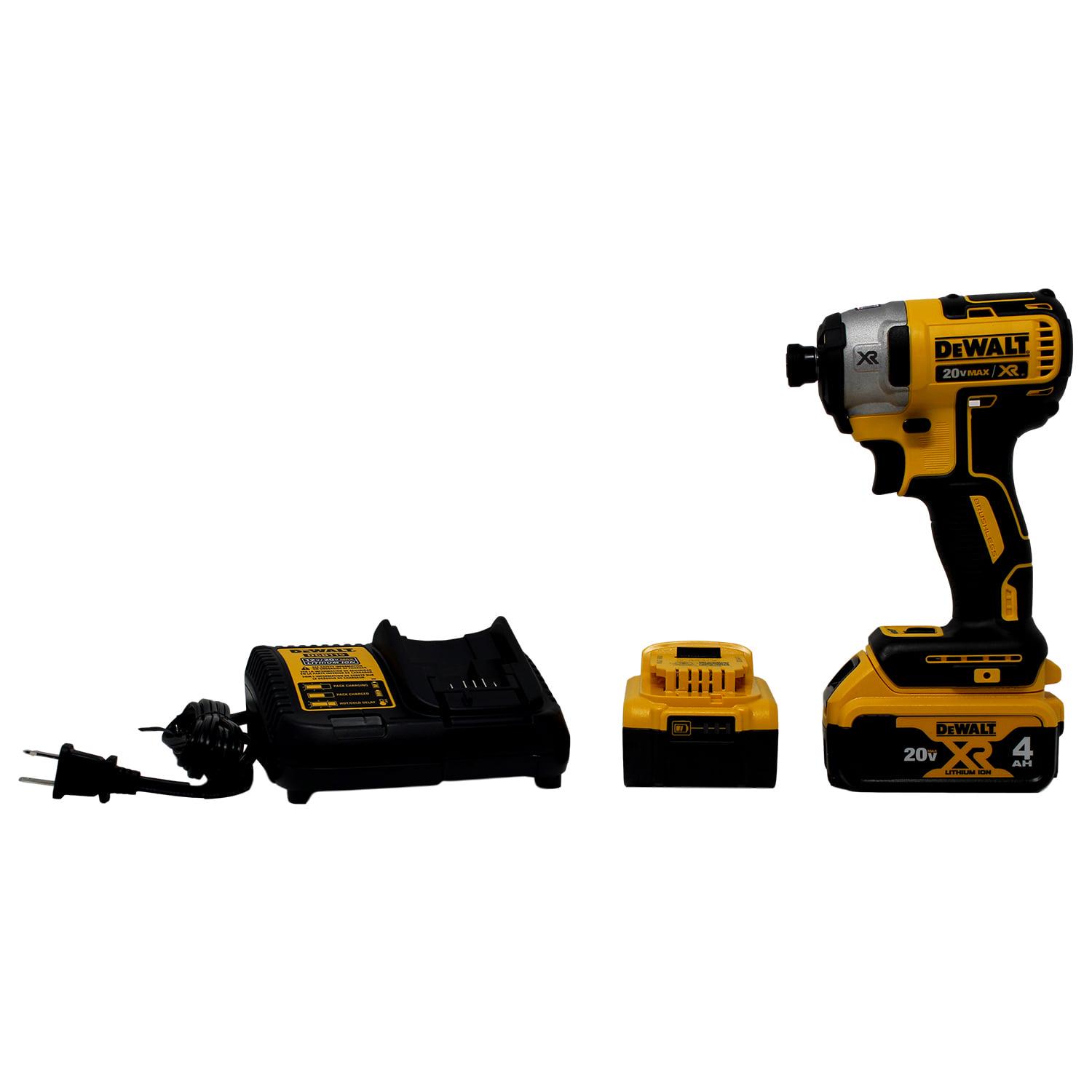 DeWalt 20V MAX BL IMPACT DRIVER KIT 4.0 AH BATTERIES - Image 4