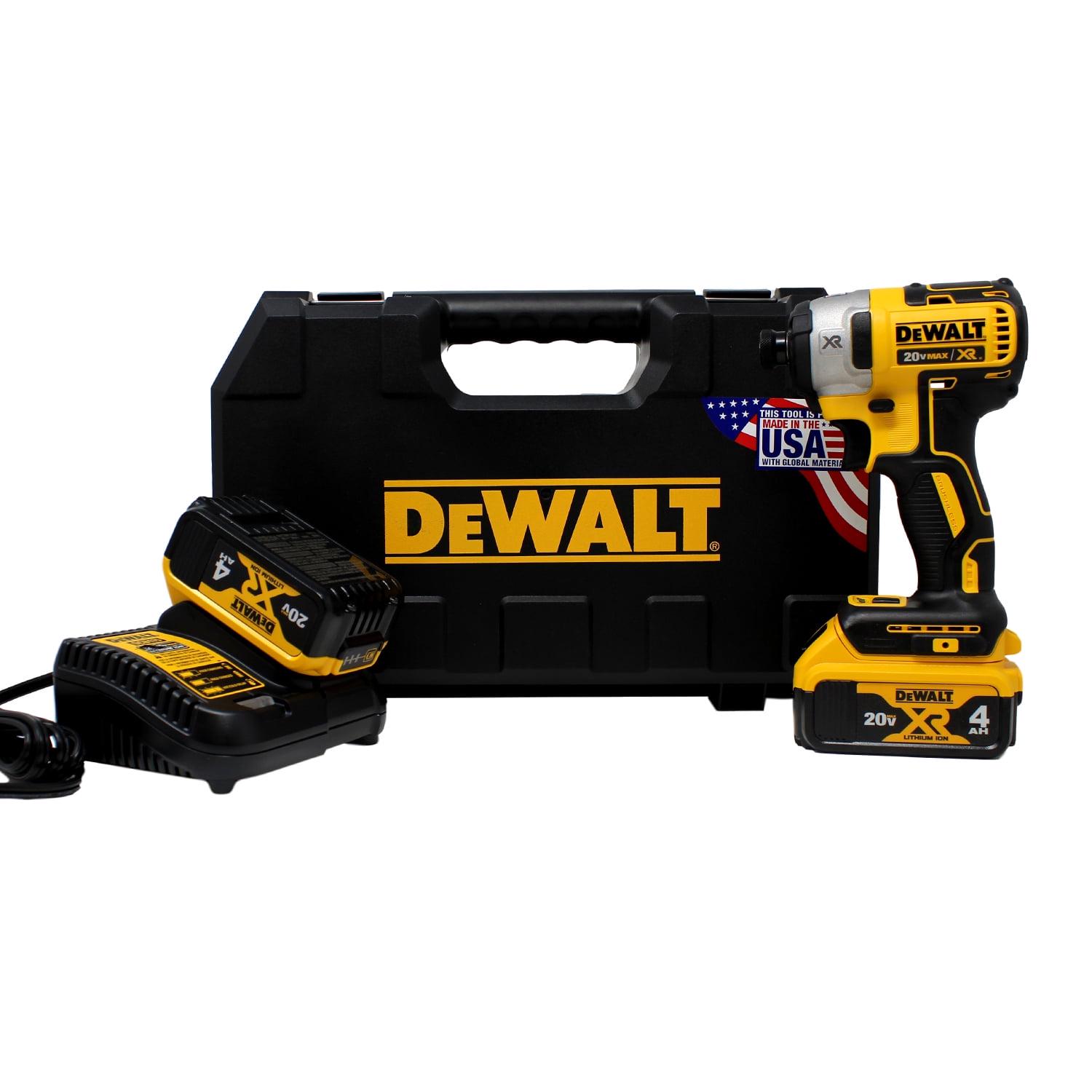 DeWalt 20V MAX BL IMPACT DRIVER KIT 4.0 AH BATTERIES