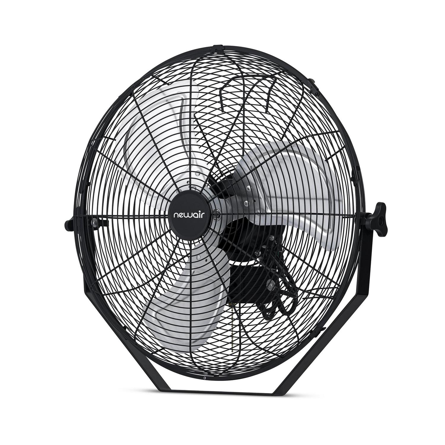 Newair 20" High Velocity Outdoor Fan, Heavy Duty Waterproof 2-in-1 Floor Stand or Wall Mount Fan, Adjustable Tilt and 3 Speeds up to 4650 CFM - Image 13