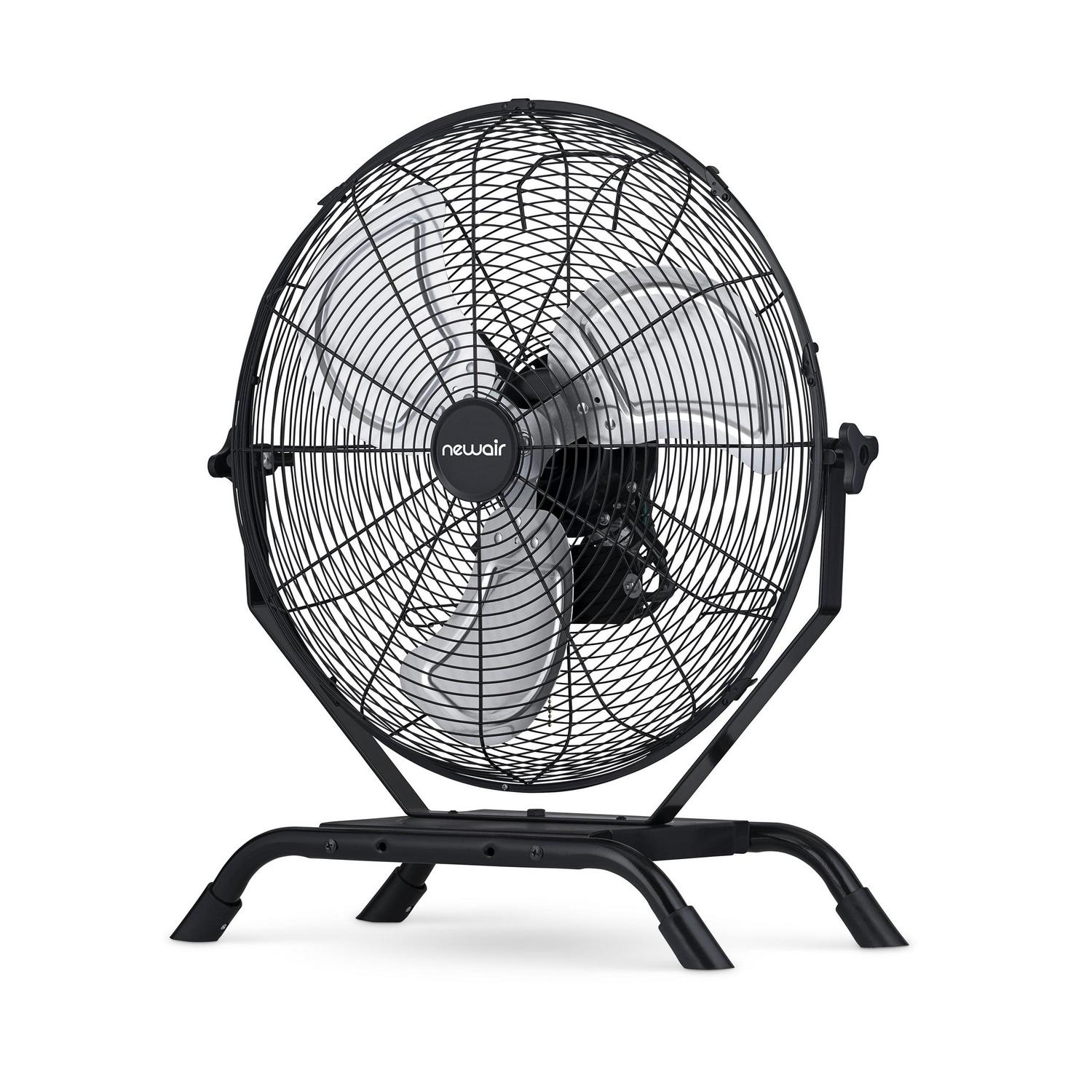 Newair 20" High Velocity Outdoor Fan, Heavy Duty Waterproof 2-in-1 Floor Stand or Wall Mount Fan, Adjustable Tilt and 3 Speeds up to 4650 CFM - Image 10