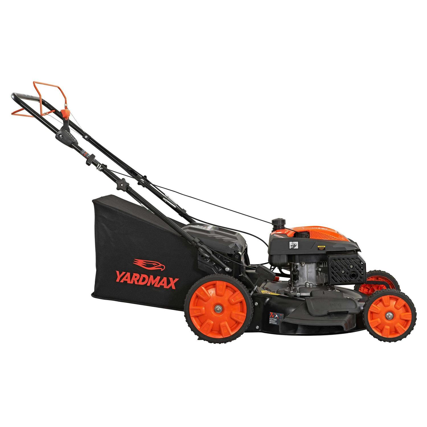 Yard Max 22 in. 201cc SELECT PACE 6 Speed CVT High Wheel RWD 3-in-1 Gas Walk Behind Self Propelled Lawn Mower - Image 5