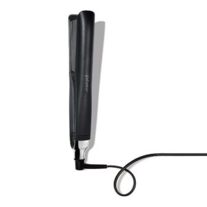 ($249 Value) GHD Platinum Black Professional Performance Styler Hair Straightening Flat Iron, 1"