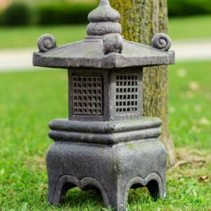 26IN GREY STONE LANTERN