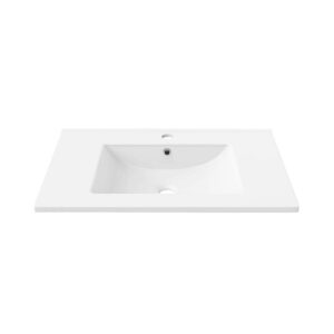Swiss Madison Ceramic White 36" Bathroom Vanity Top