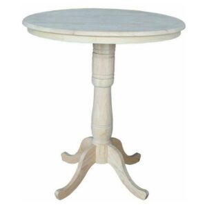 36" Round Top Pedestal Table, 40.9"H