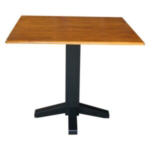 36" Square Dual Drop Leaf Dining Table
