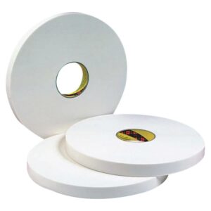 3M 4016-1 Foam Tape, 36 yd L, 1 in W, Off-White