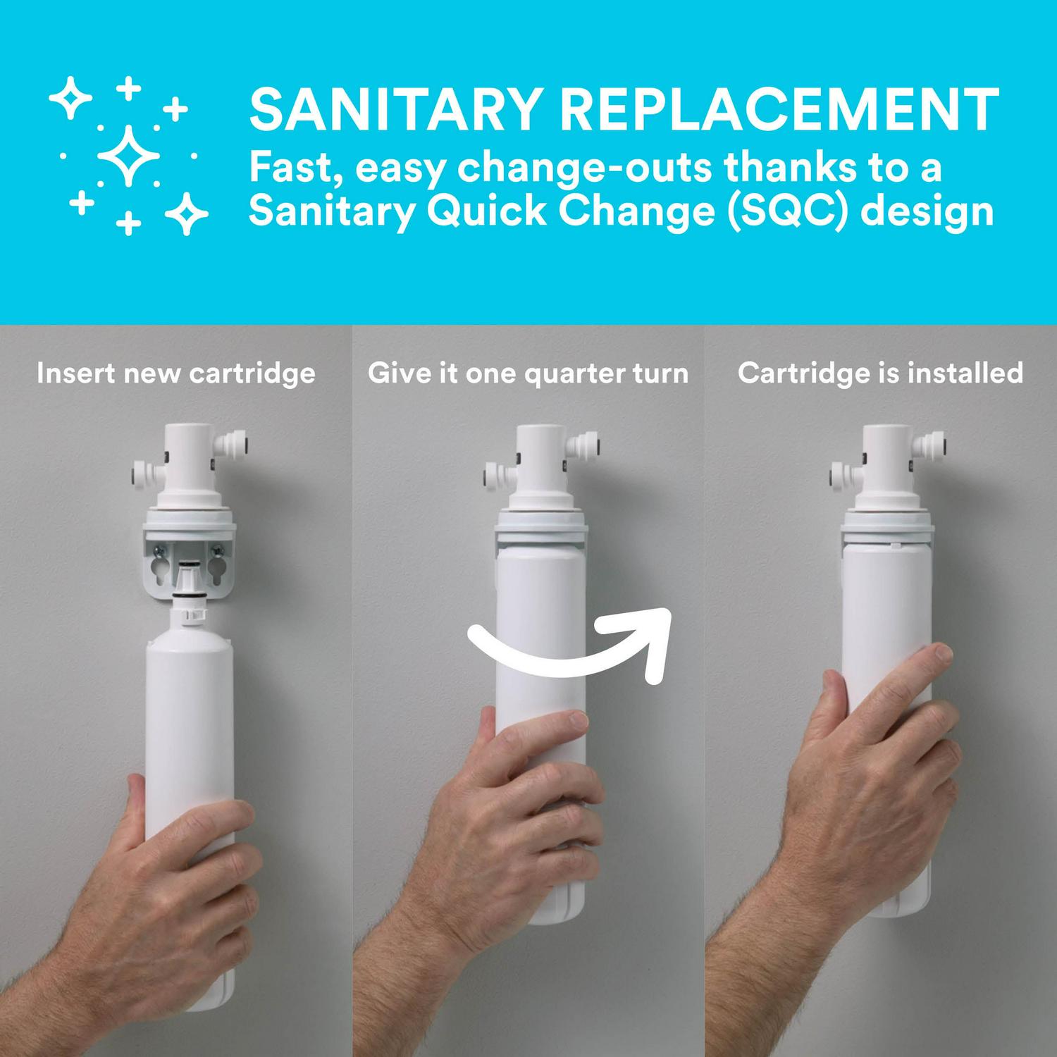 3M Aqua-Pure AP Easy C-Complete Under Sink Dedicated Faucet Replacement Water Filter Cartridge, Use with AP Easy Complete sytem - Image 4