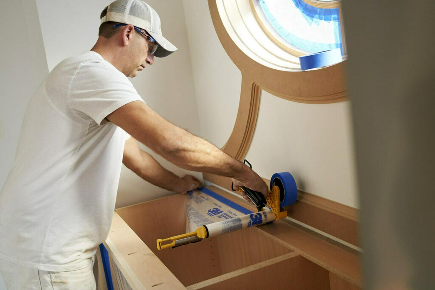 3M Hand-Masker Masking Film & Tape, Job Prep, Paint Supply, M3000-PAK-SC, 1 Kit - Image 10