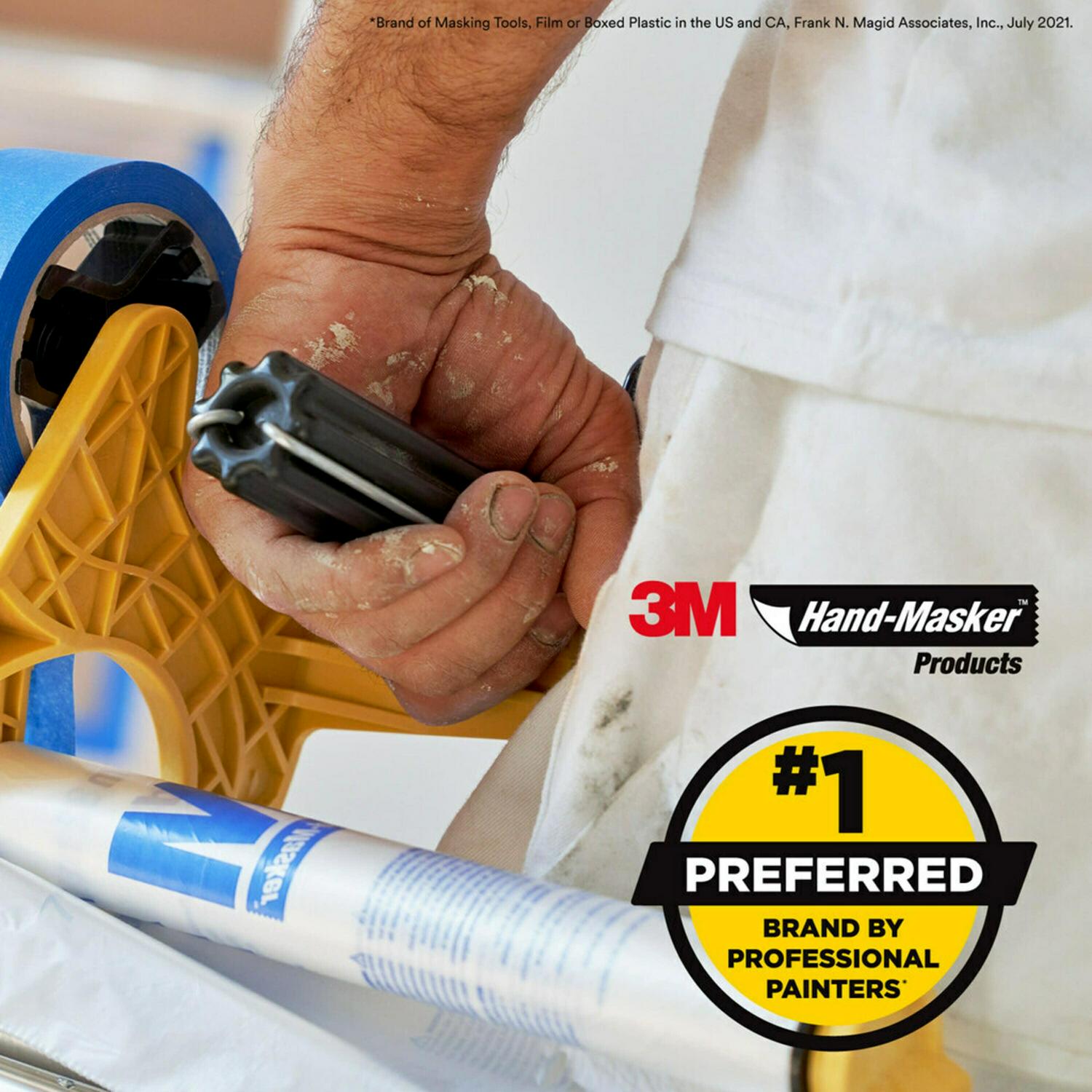 3M Hand-Masker Masking Film & Tape, Job Prep, Paint Supply, M3000-PAK-SC, 1 Kit - Image 3