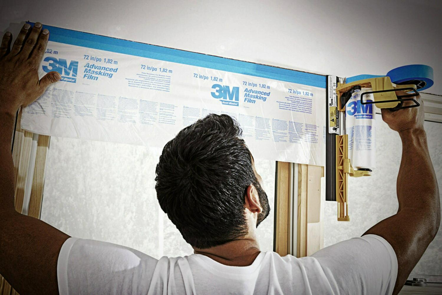 3M Hand-Masker Masking Film & Tape, Job Prep, Paint Supply, M3000-PAK-SC, 1 Kit - Image 14