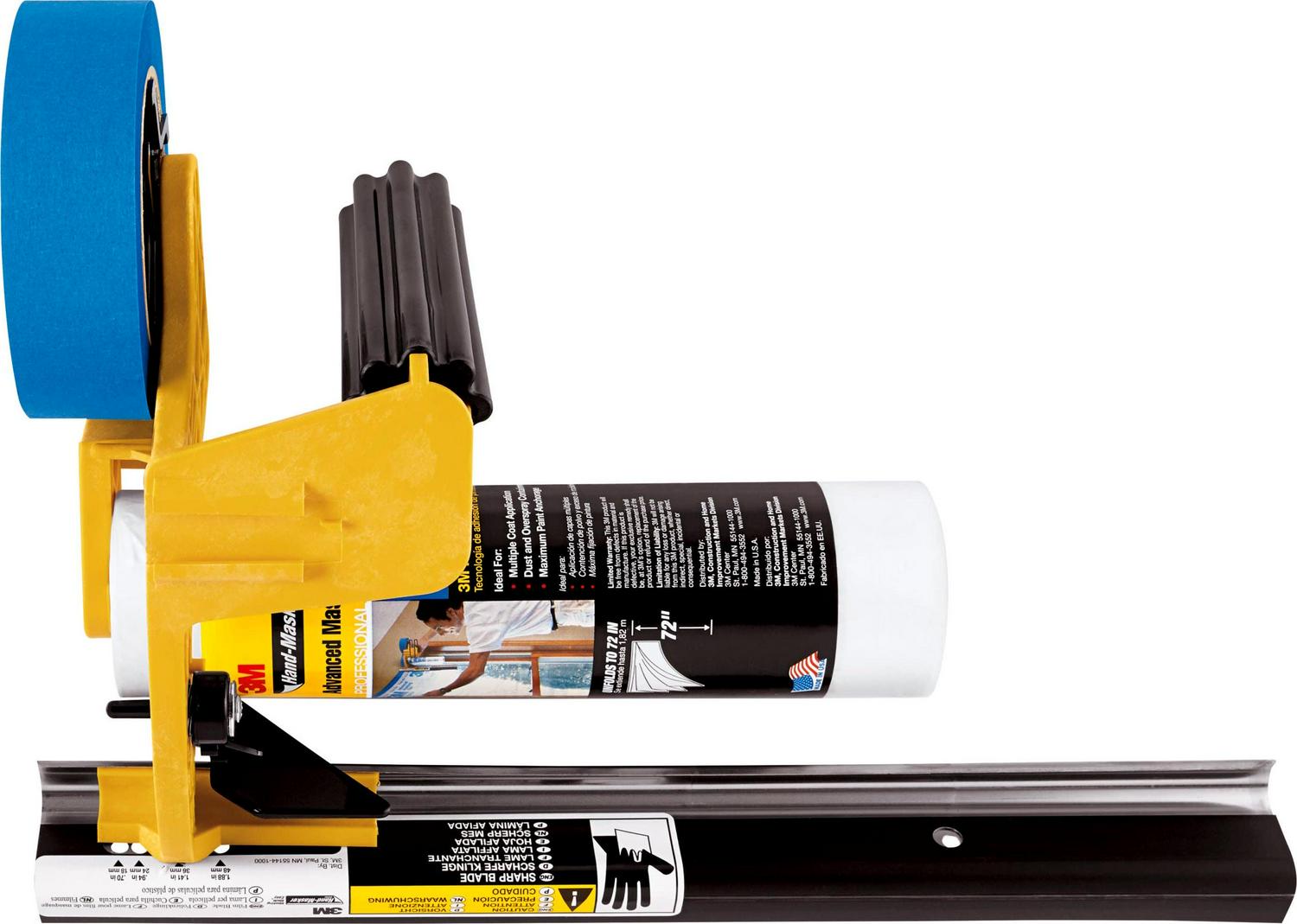 3M Hand-Masker Masking Film & Tape, Job Prep, Paint Supply, M3000-PAK-SC, 1 Kit - Image 2