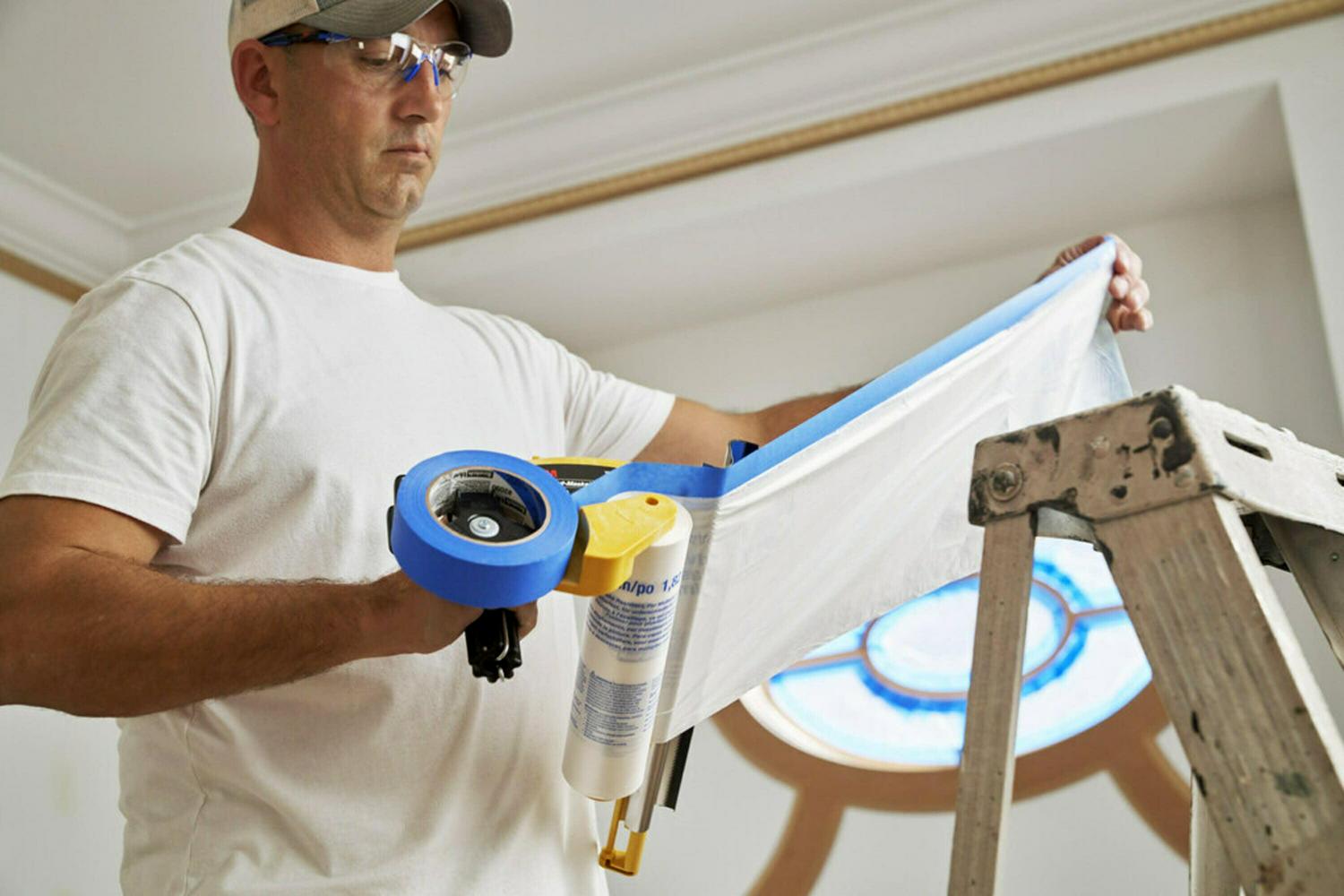 3M Hand-Masker Masking Film & Tape, Job Prep, Paint Supply, M3000-PAK-SC, 1 Kit - Image 9