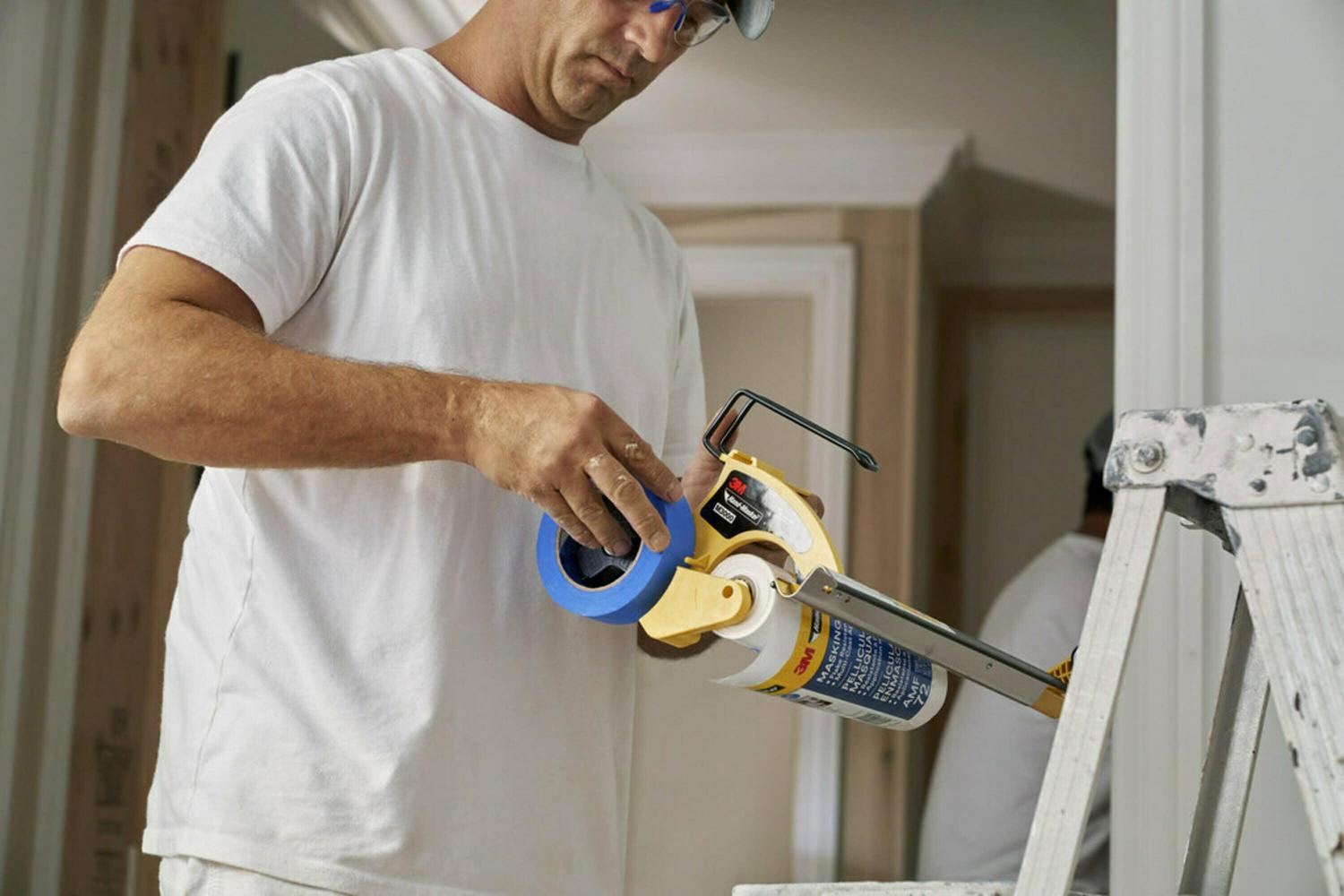 3M Hand-Masker Masking Film & Tape, Job Prep, Paint Supply, M3000-PAK-SC, 1 Kit - Image 8