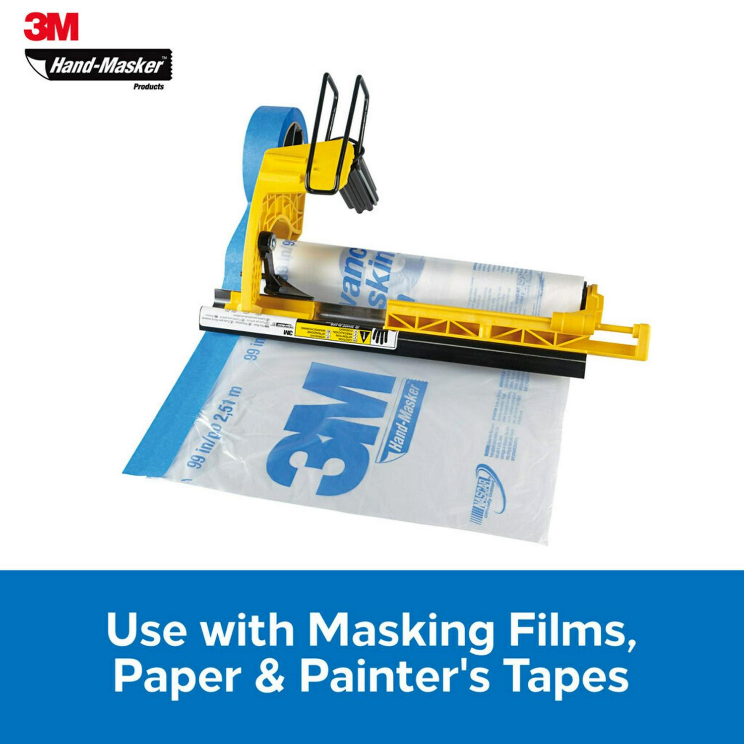 3M Hand-Masker Masking Film & Tape, Job Prep, Paint Supply, M3000-PAK-SC, 1 Kit - Image 6