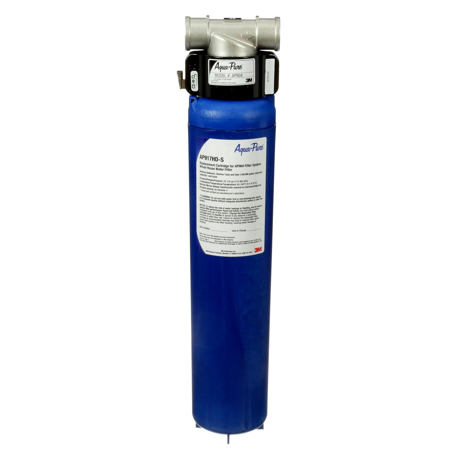 3M™ Aqua-Pure™ AP900 Series Whole House Water Filtration System AP904, Sanitary Quick-Change