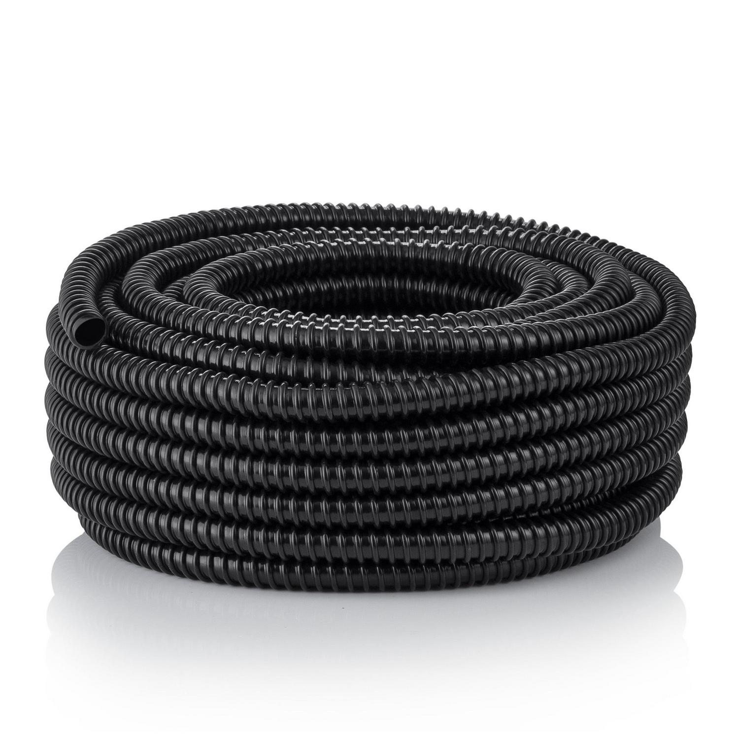 3/4 In. I.D. x 100 ft. Multi-Use Pond Black Kink Free, Corrugated Flexible PVC Tubing - Image 9