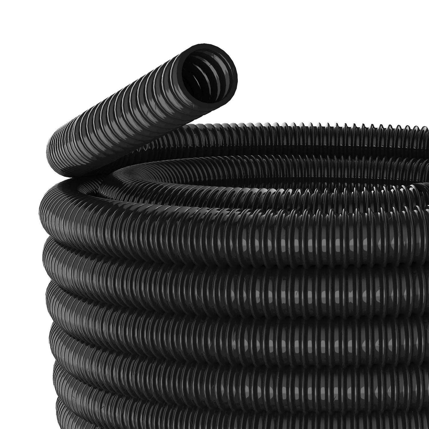 3/4 In. I.D. x 100 ft. Multi-Use Pond Black Kink Free, Corrugated Flexible PVC Tubing - Image 7