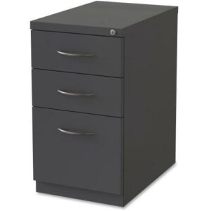 3 Drawers Vertical Steel Lockable Filing Cabinet, Gray