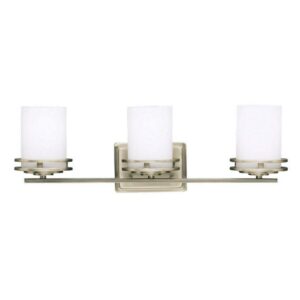 5078NI Kichler Lighting Hendrik - 3 light Bath Fixture - with Soft Contemporary inspirations - 7.75 inches tall by 24 inches wide-Brushed Nickel