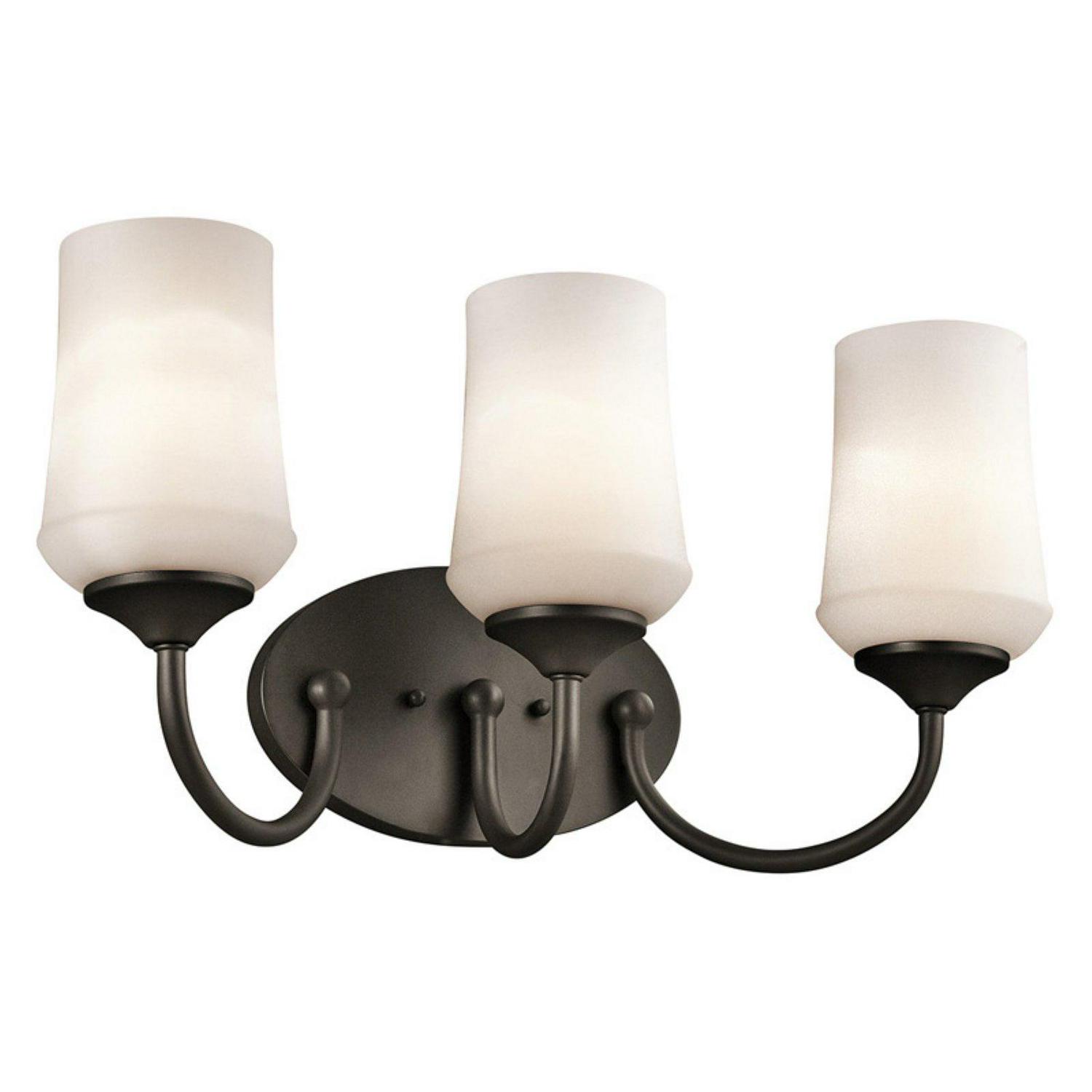 3 Light Bath Vanity Approved For Damp Locations With Transitional Inspirations 11 Inches Tall By 21 Inches Wide-Brushed Nickel Finish-Led Lamping - Image 2