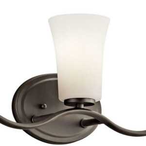 3 Light Bath Vanity Approved For Damp Locations With Transitional Inspirations 23 Inches Wide-Olde Bronze Finish-Incandescent Lamping Type Kichler