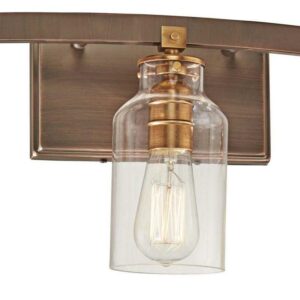 3 Light Bath Vanity Approved For Damp Locations In Traditional Style 9.25 Inches Tall By 22 Inches Wide Minka Lavery 3553-588