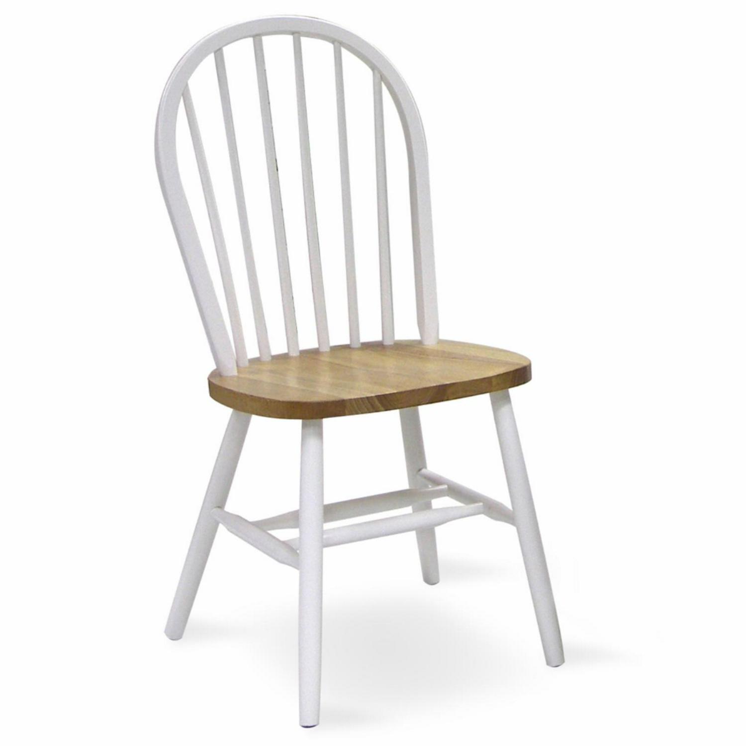 42" Dual Drop Leaf Table with 2 Windsor Chairs, Multiple Finishes - Image 4