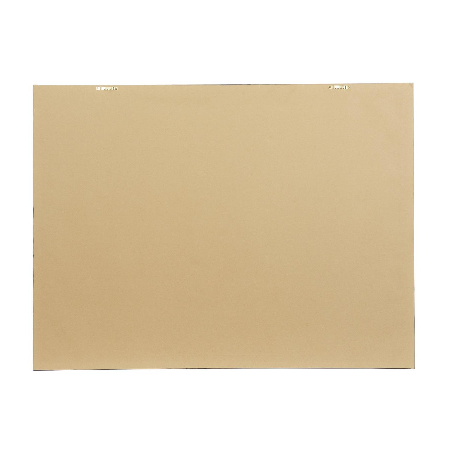 48" x 36" Abstract Framed Wall Art with Black and Yellow Details, by DecMode - Image 8