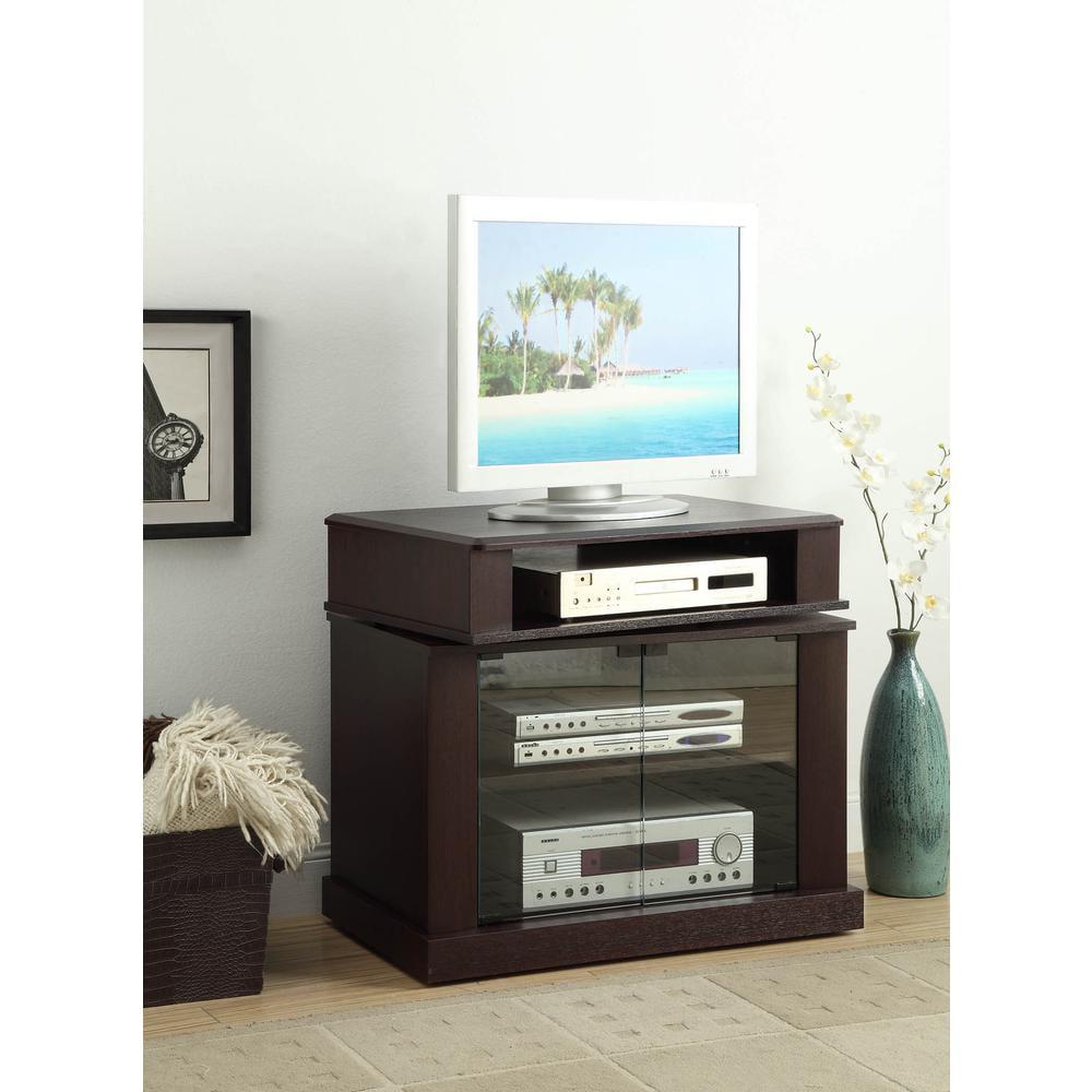 4D CONCEPTS, INC Swivel Top Cherry Entertainment Cart - Image 2