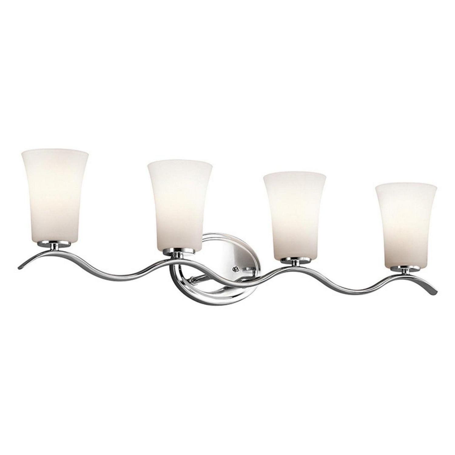 45377OZL18-Kichler Lighting-Armida - 4 Light Bath Vanity Approved for Damp Locations - with Transitional inspirations - 32.25 inches wide-Olde Bronze - Image 2