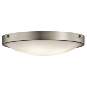 42276OZ Kichler Lighting Lytham - 4 light Flush Mount - with Soft Contemporary inspirations - 5.5 inches tall by 20.5 inches wide-Olde Bronze Finish