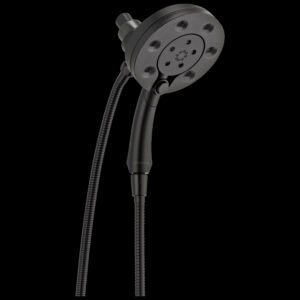 4-Spray H2OkineticÂ® In2itionÂ® Two-in-One Shower in Matte Black 58472-BL