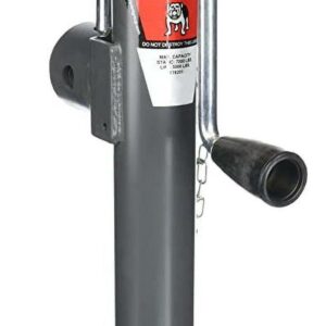 Bulldog 178201 5,000 Pound Capacity Tubular Sidewind Weld On Swivel Trailer Jack