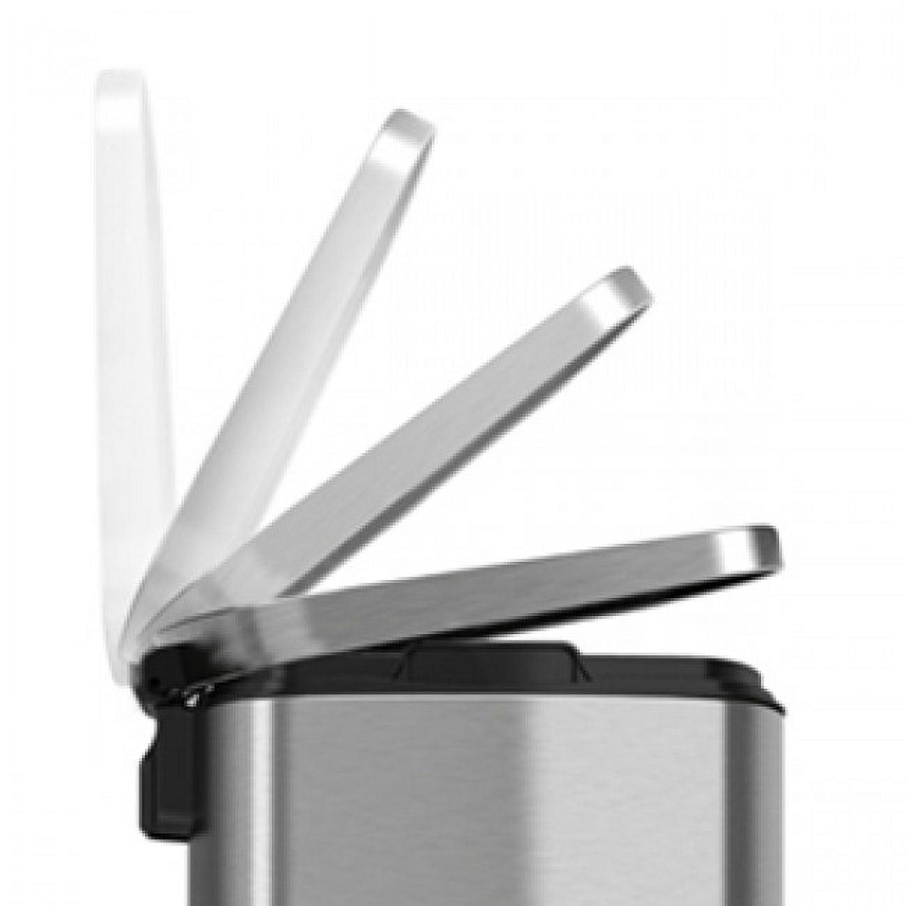 50 Liter SoftStep Stainless Steel Kitchen Trash Can - Image 3