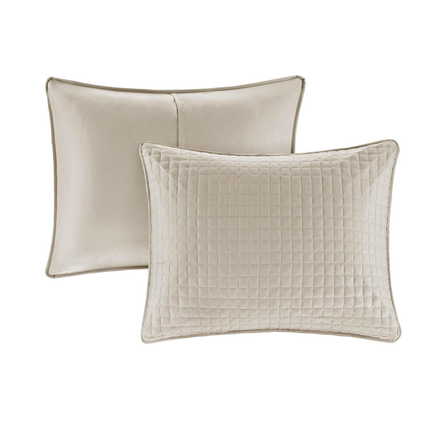 510 Design Otto King/Cal King 3 Piece Reversible Quilt Set in Khaki - Image 6