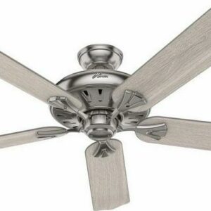 51120-Hunter Fans-Royal Oak 60 Inch Ceiling Fan with Handheld Remote-Brushed Nickel Finish