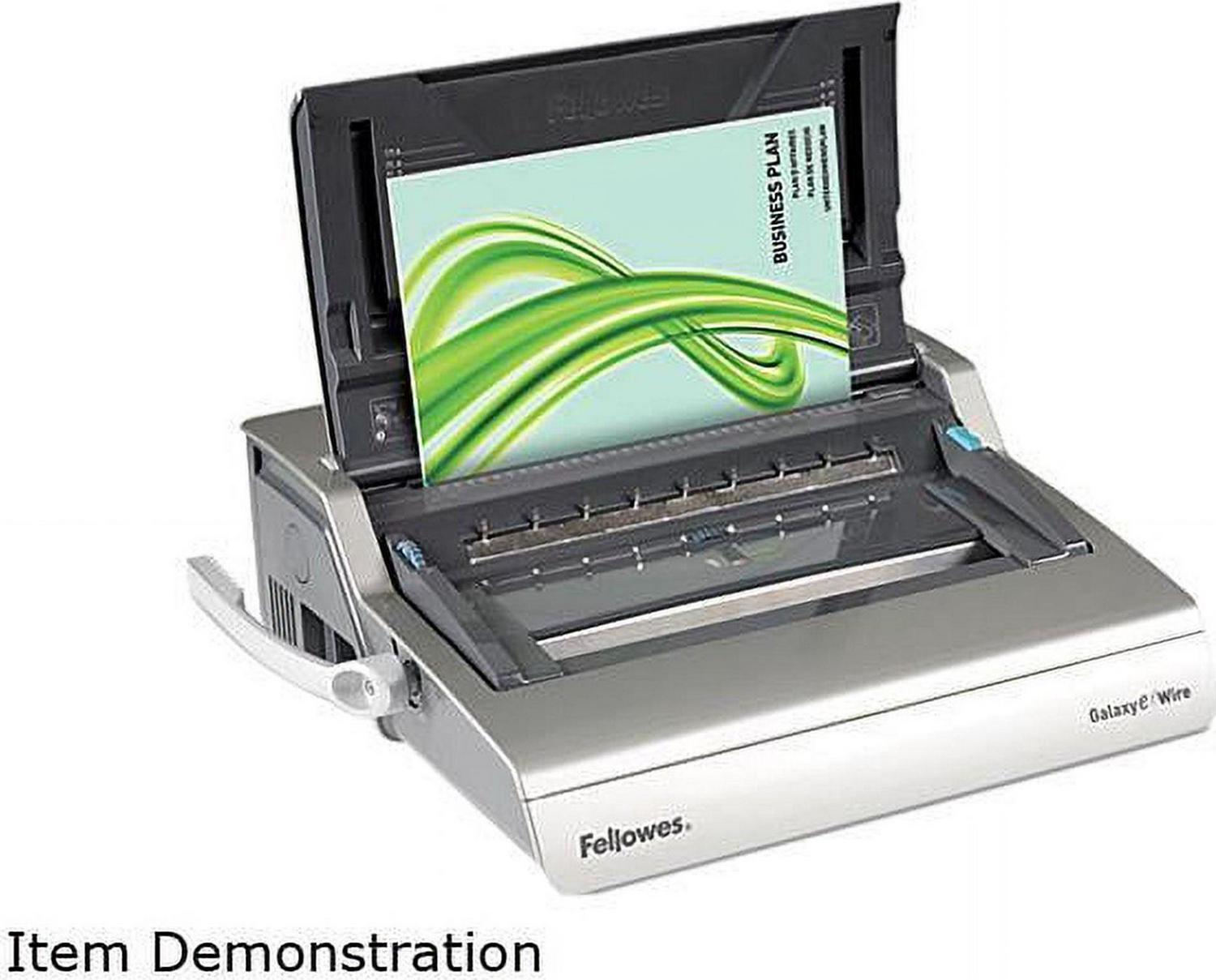 Fellowes Galaxy Electric Binding Machine with Binding Starter Kit, Gray, 130 Count